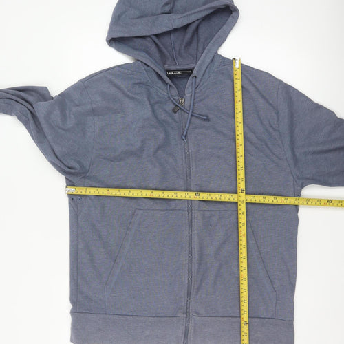Rohan Men’s Grey M Full Zip Hooded Sweat Jacket Cotton Blend