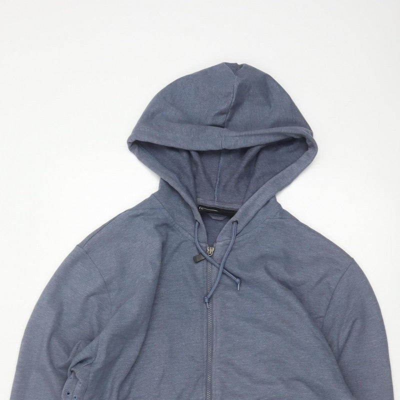 Rohan Men’s Grey M Full Zip Hooded Sweat Jacket Cotton Blend