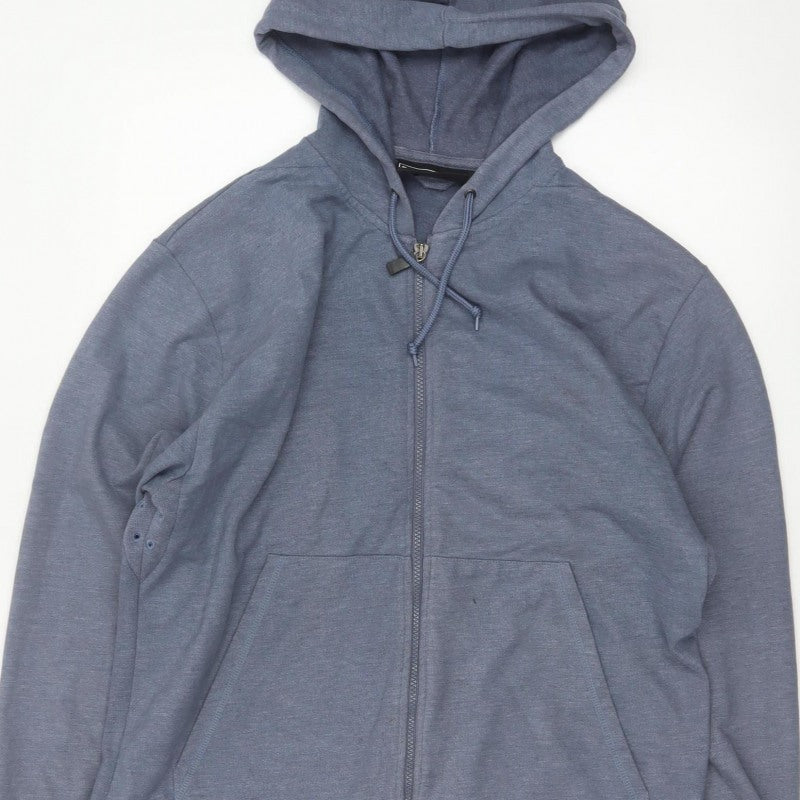 Rohan Men’s Grey M Full Zip Hooded Sweat Jacket Cotton Blend