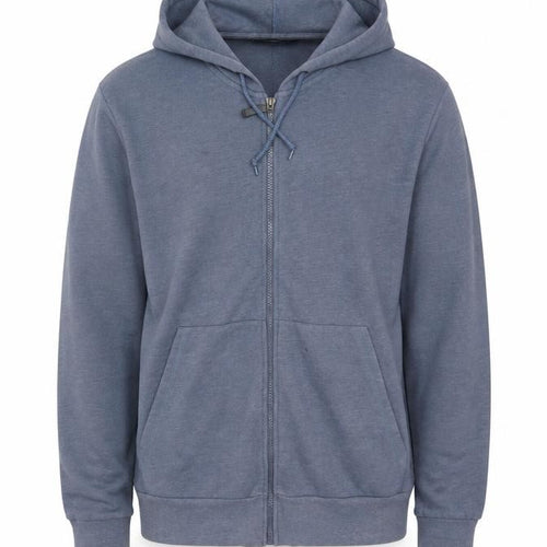 Rohan Men’s Grey M Full Zip Hooded Sweat Jacket Cotton Blend