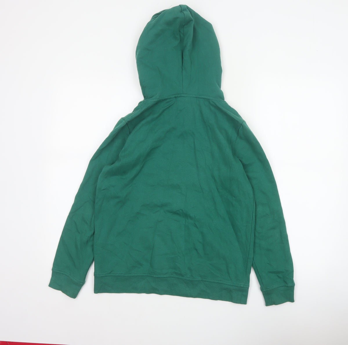 Vans Women's Green XS Logo Pullover Hoodie Fleece Kangaroo Pocket