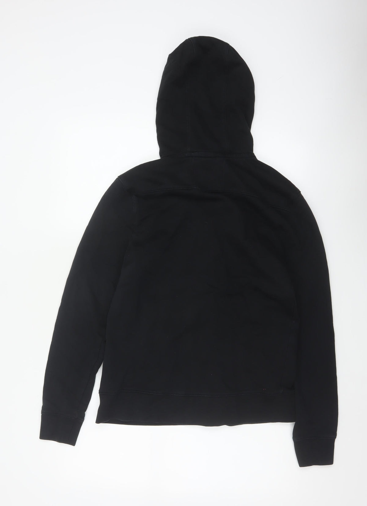 Van Heusen Men’s Black S Full Zip Hooded Cotton Rich Hoodie