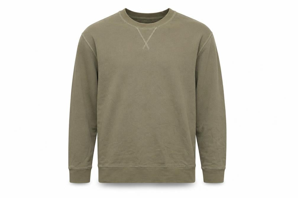 Arket Men’s Green M Crew Neck Pullover Cotton Sweatshirt