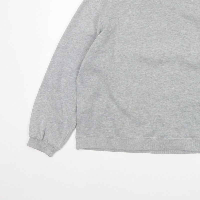 St. John's Bay Women’s Grey Crew Neck Pullover Sweatshirt Size L