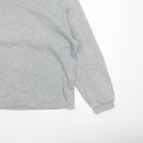 St. John's Bay Women’s Grey Crew Neck Pullover Sweatshirt Size L