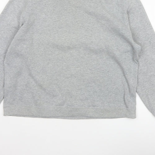 St. John's Bay Women’s Grey Crew Neck Pullover Sweatshirt Size L