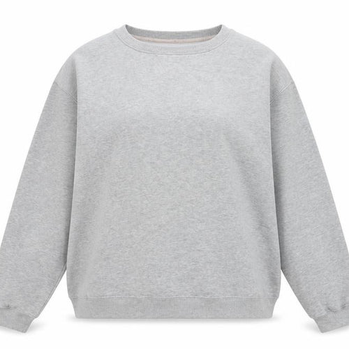 St. John's Bay Women’s Grey Crew Neck Pullover Sweatshirt Size L
