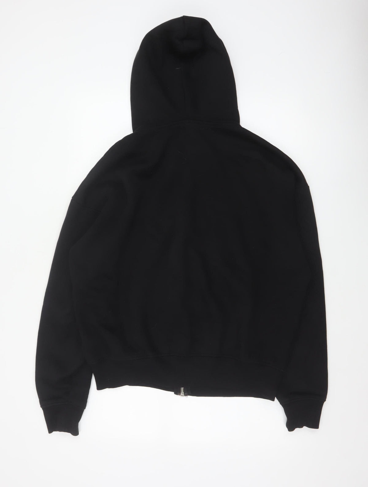 Sevenheavens Men’s Black M Full Zip Hooded Fleece Hoodie Logo Pockets