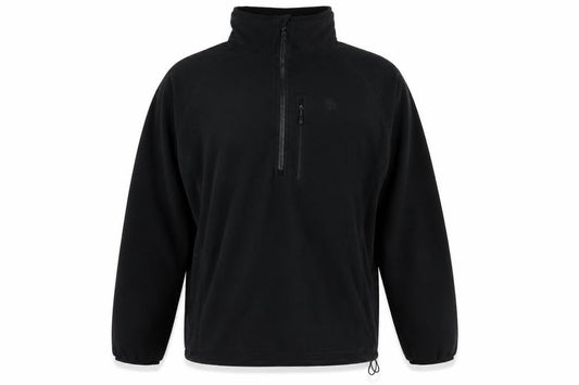 Timberland Men’s Black 2XL Slim Fit 1/2 Zip Fleece Sweatshirt
