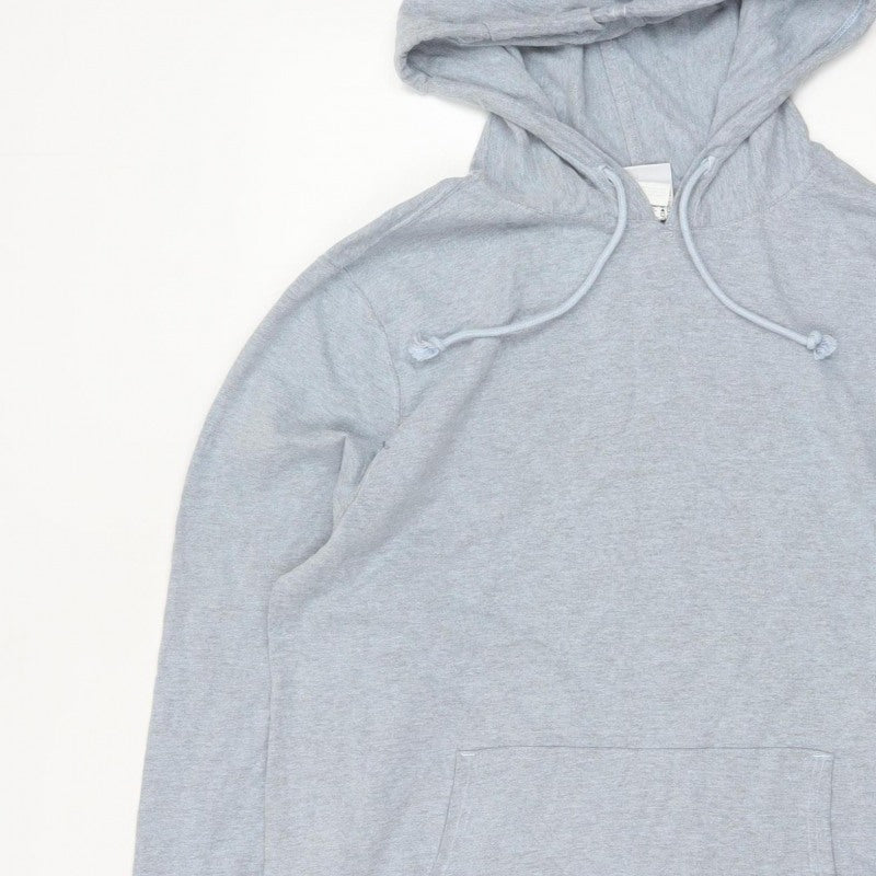Champion Men’s Grey M Pullover Hoodie Logo Fleece Kangaroo Pocket