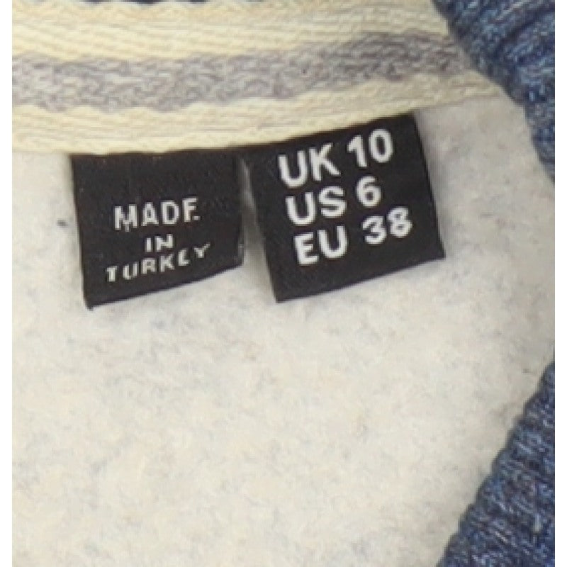 Additional view of Superdry Women’s Blue UK 10 Crew Neck Pullover Sweatshirt Logo