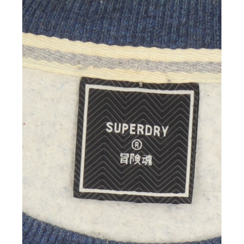 Additional view of Superdry Women’s Blue UK 10 Crew Neck Pullover Sweatshirt Logo