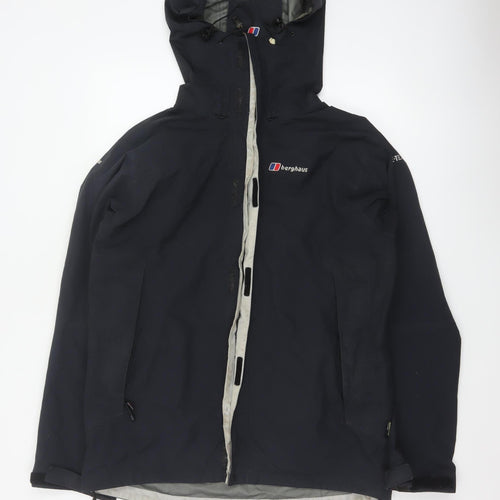 Berghaus Men’s Black M Waterproof Hooded Outdoor Rain Jacket