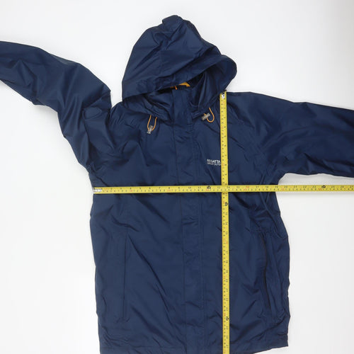 Regatta Men’s Blue M Hooded Waterproof Outdoor Rain Jacket
