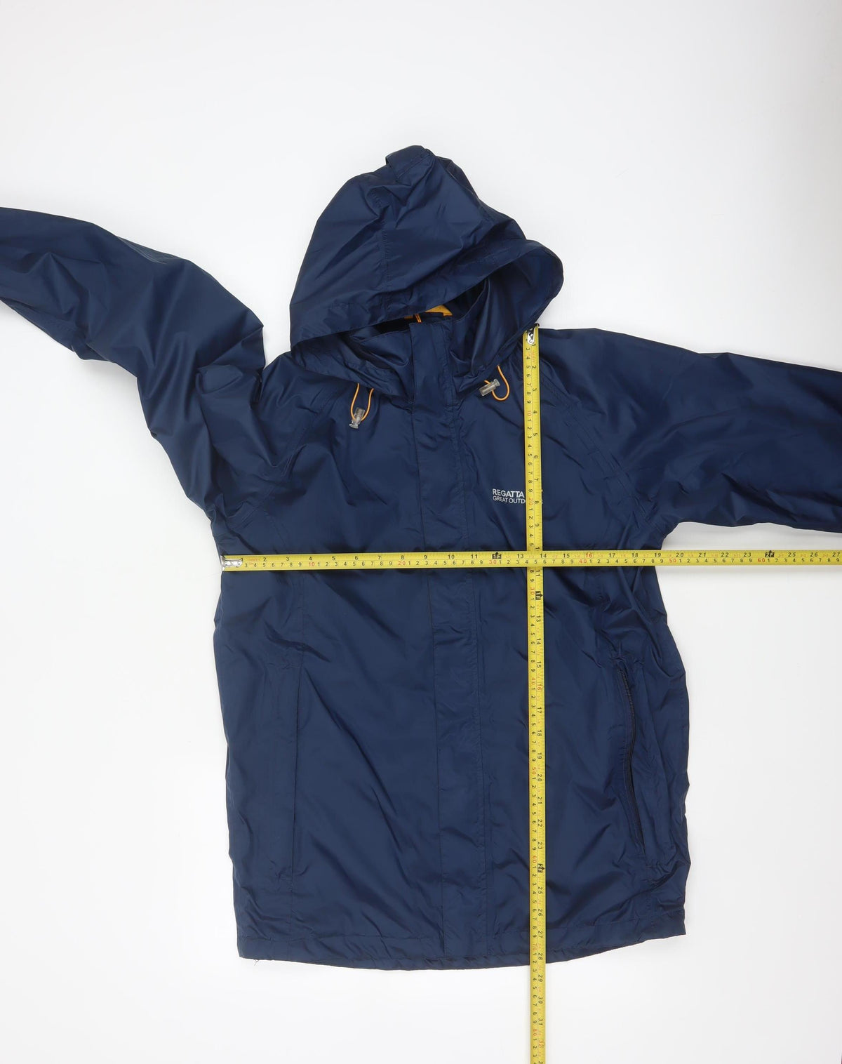 Regatta Men’s Blue M Hooded Waterproof Outdoor Rain Jacket