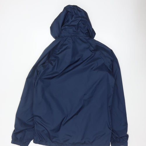 Regatta Men’s Blue M Hooded Waterproof Outdoor Rain Jacket