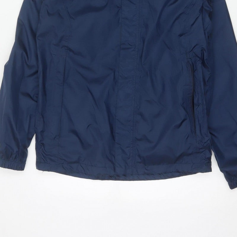 Regatta Men’s Blue M Hooded Waterproof Outdoor Rain Jacket
