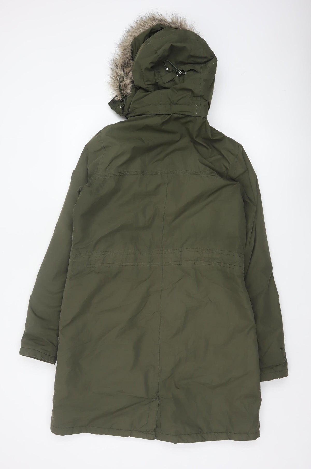 Regatta Women’s Green UK 12 Long Hooded Faux Fur Trim Parka Coat