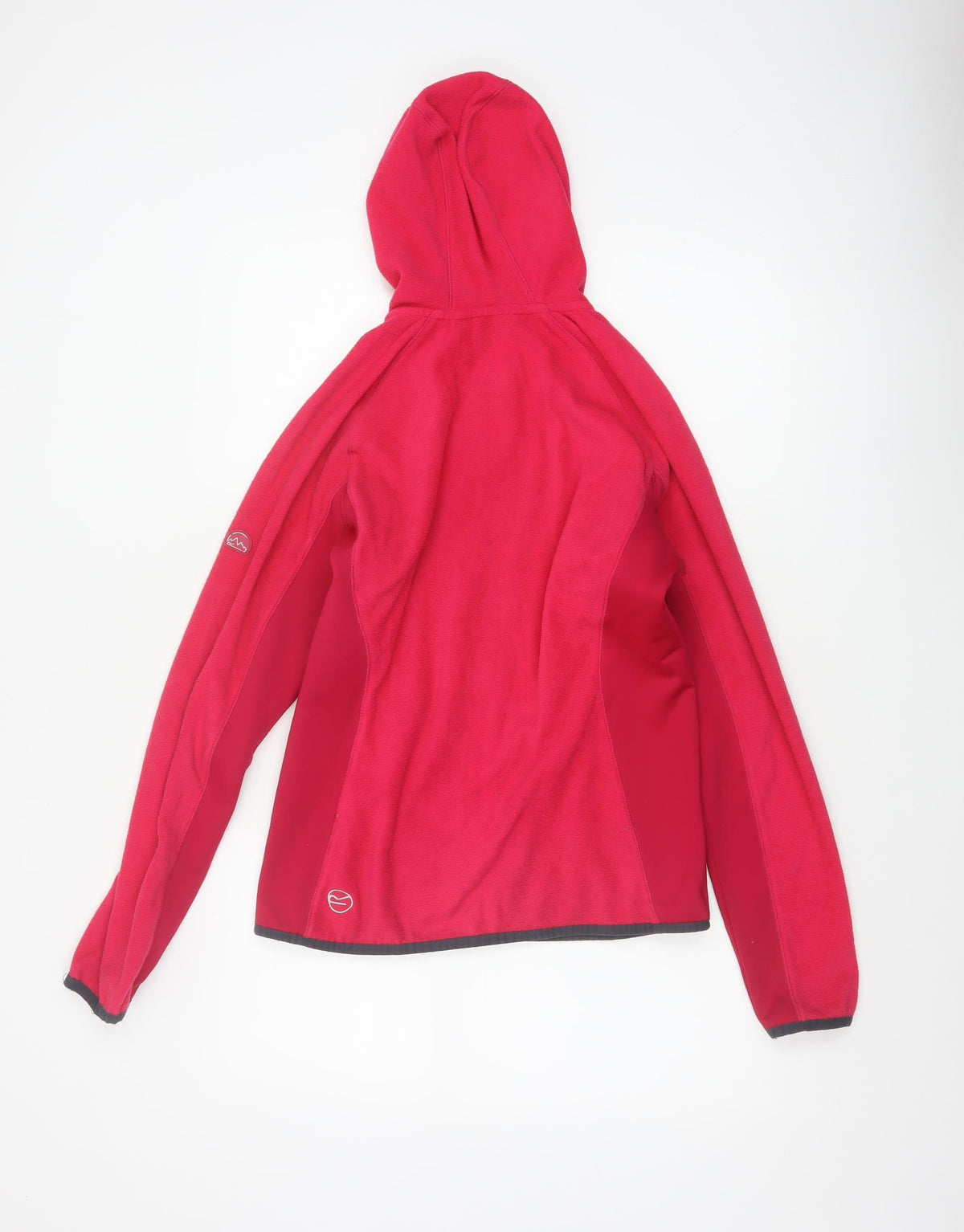 Regatta Women Red UK 10 Full Zip Hooded Fleece Hiking Hoodie