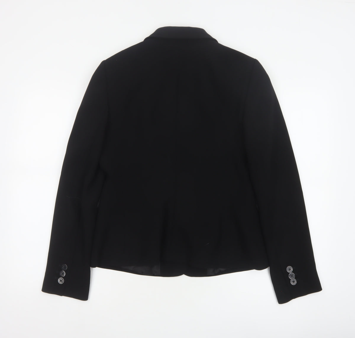 Hobbs Women’s Black UK 12 Tailored Single-Breasted Blazer Jacket