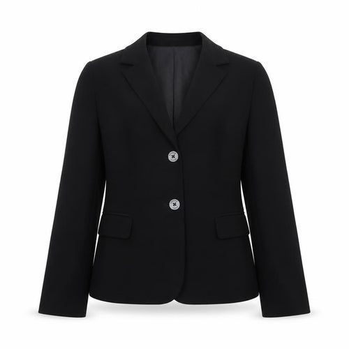 Hobbs Women’s Black UK 12 Tailored Single-Breasted Blazer Jacket