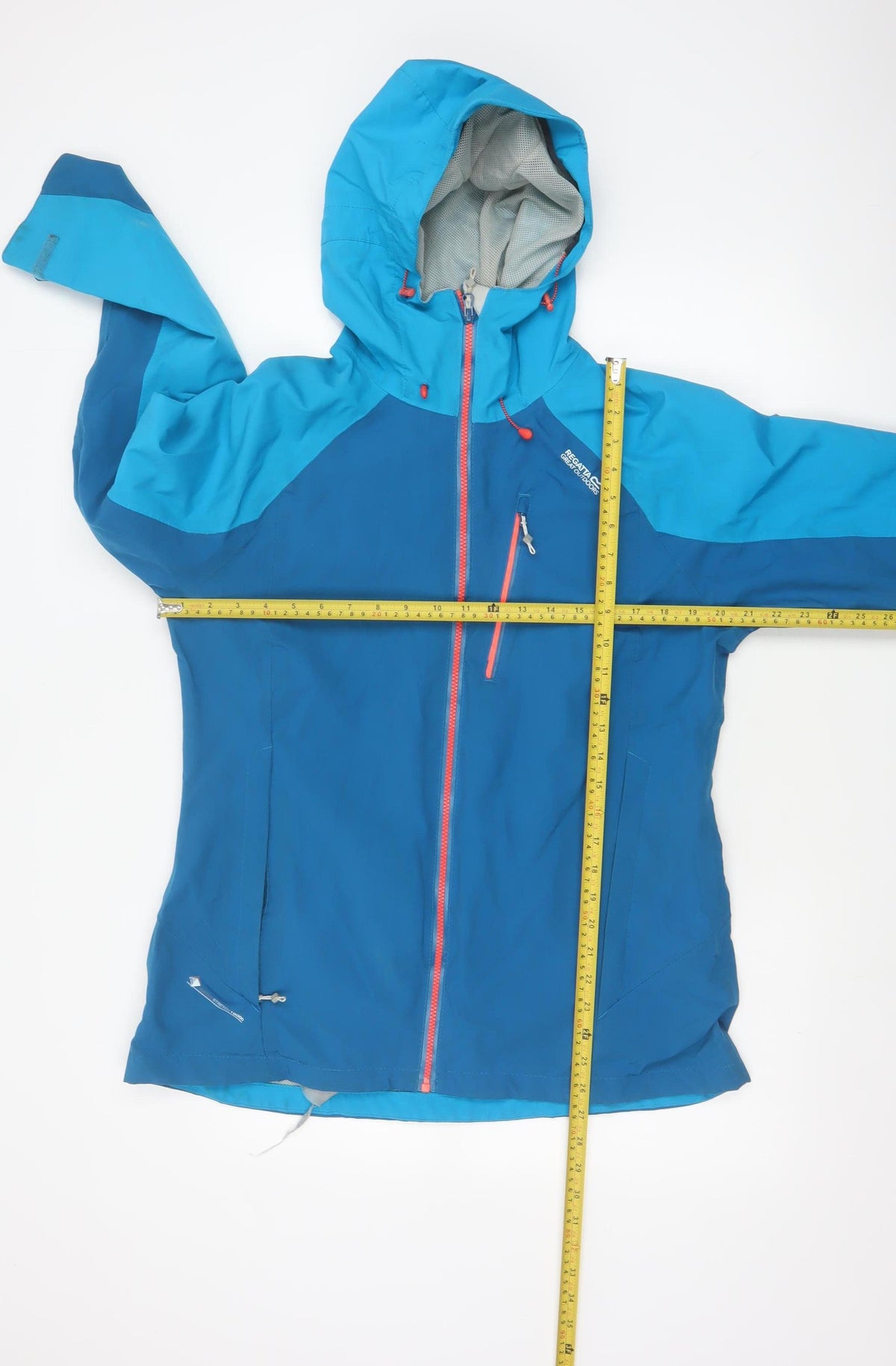 Regatta Women’s Blue UK 14 Hooded Waterproof Outdoor Rain Jacket
