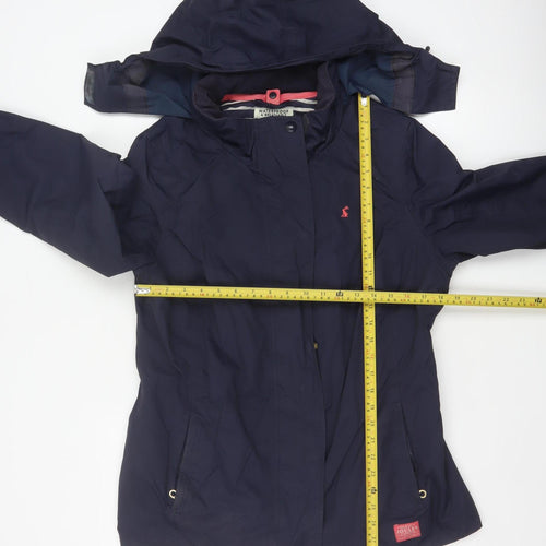 Joules Women’s Blue UK 14 Waterproof Hooded Rain Jacket