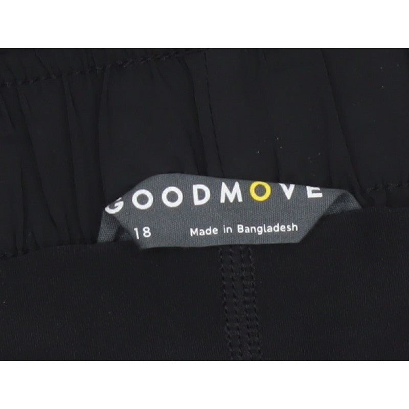 Goodmove Women’s Black Size 18 Cargo Utility Shorts Belted