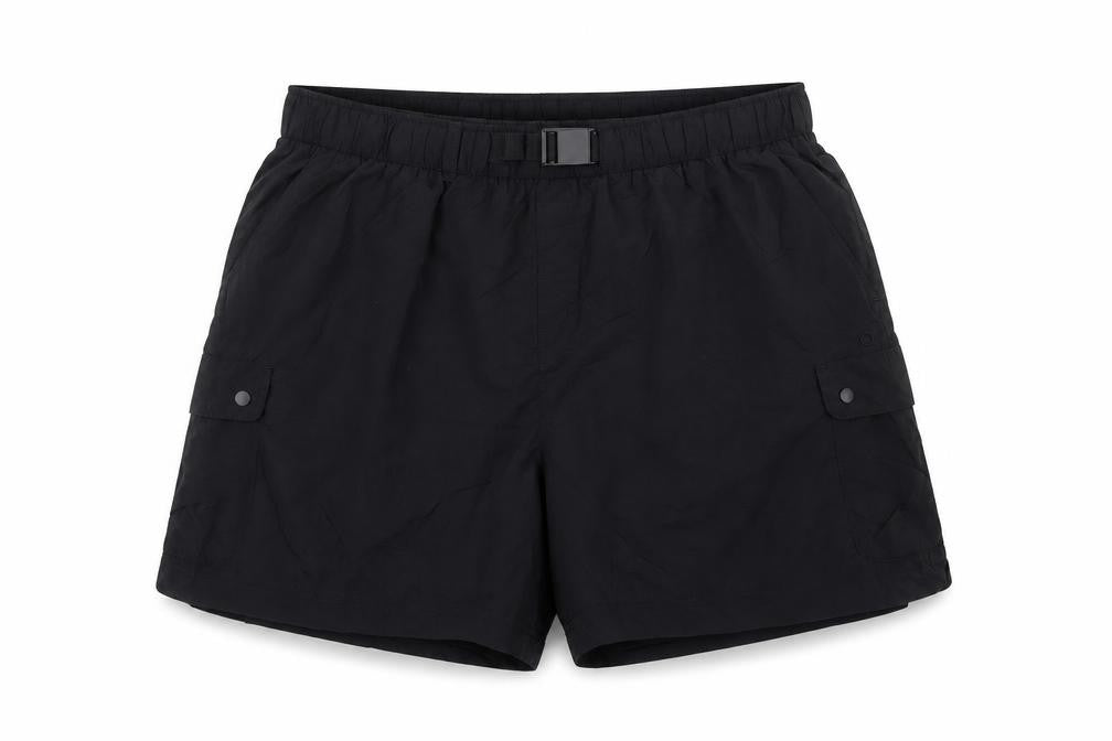 Goodmove Women’s Black Size 18 Cargo Utility Shorts Belted