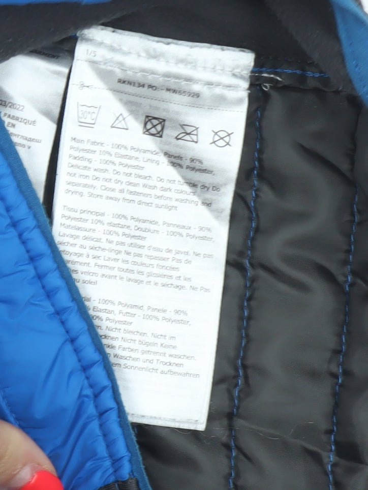 Regatta Boys Blue 13 Years Full Zip Hooded Quilted Softshell Jacket