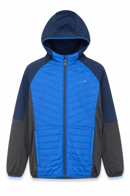 Regatta Boys Blue 13 Years Full Zip Hooded Quilted Softshell Jacket