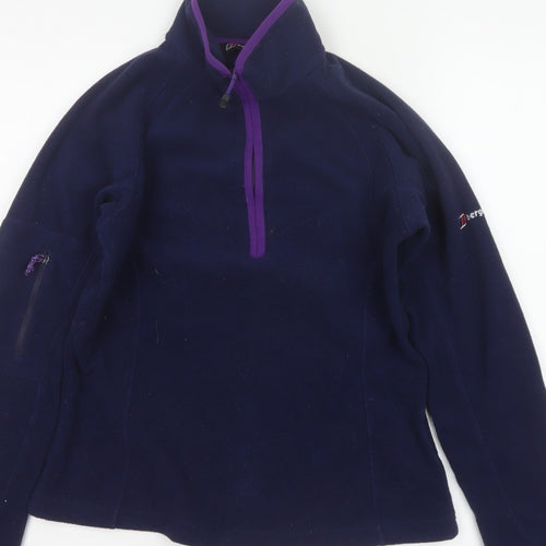 Berghaus Women’s Blue UK 10 Fleece 1/2 Zip Outdoor Sweatshirt