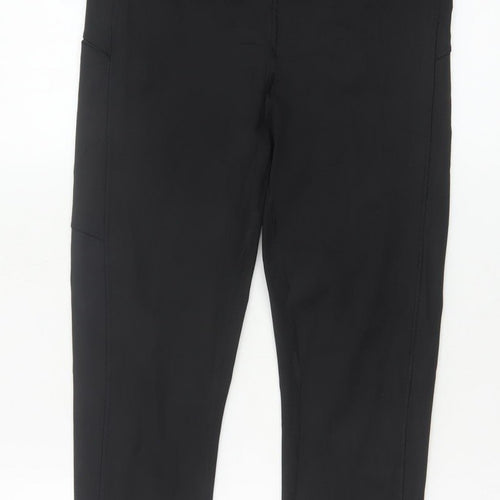 Marks & Spencer Women Black UK 12 High Waist Stretch Gym Leggings