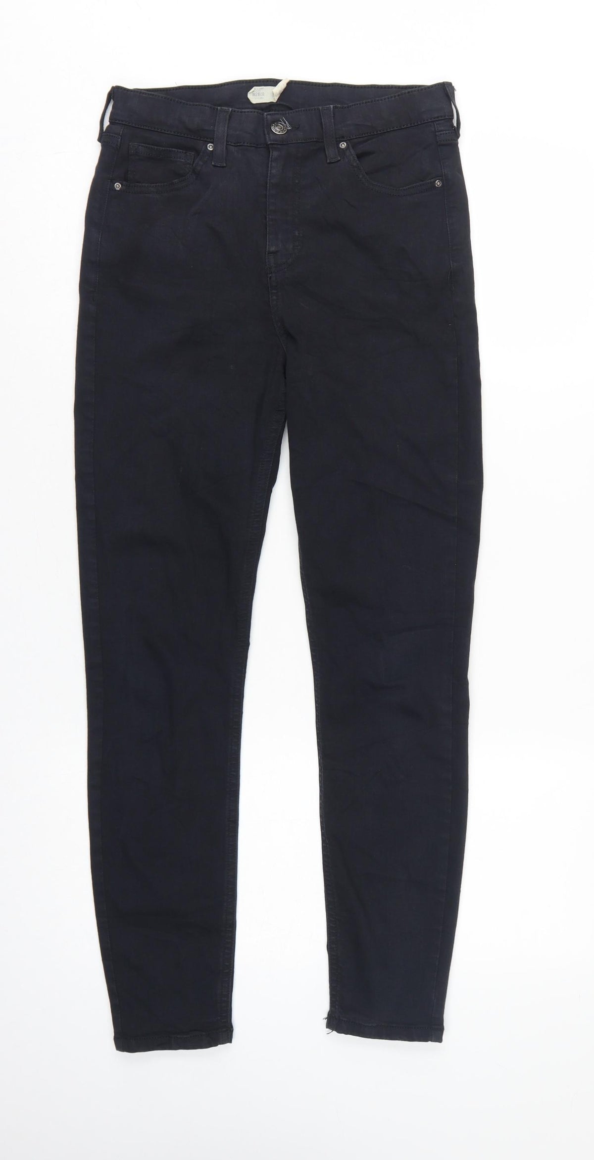 Topshop Moto Women Black W28 L32 Skinny Stretch Jeans