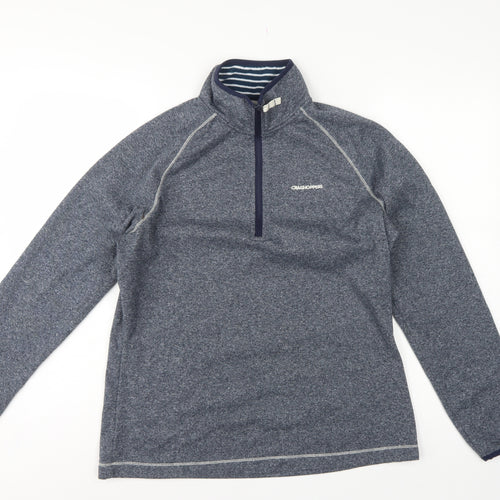 Craghoppers Women’s Grey UK 14 Fleece 1/4 Zip Pullover Sweatshirt