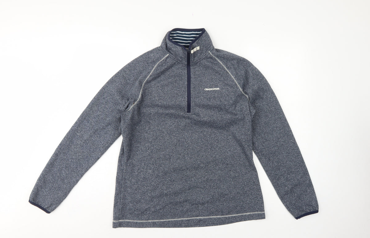 Craghoppers Women’s Grey UK 14 Fleece 1/4 Zip Pullover Sweatshirt