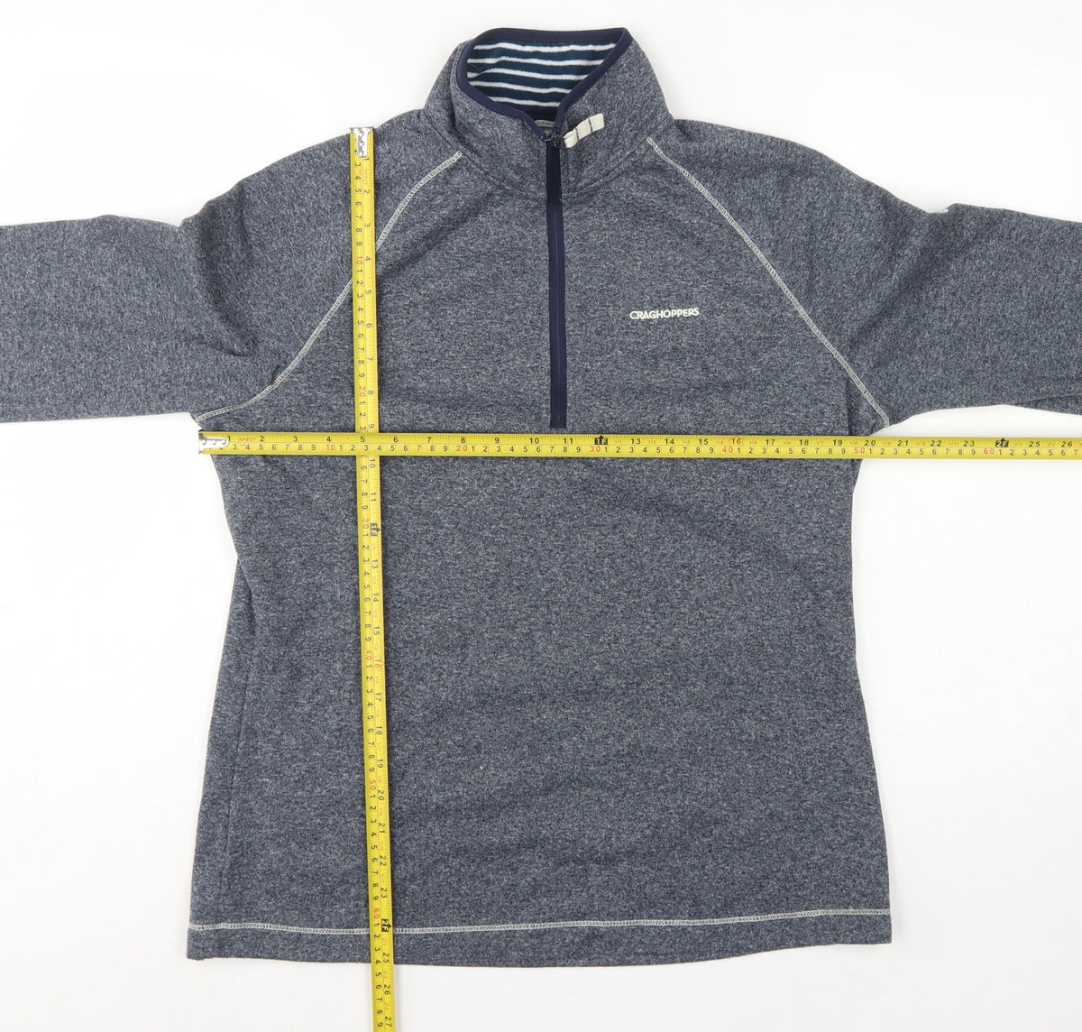 Craghoppers Women’s Grey UK 14 Fleece 1/4 Zip Pullover Sweatshirt