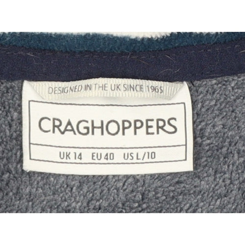 Craghoppers Women’s Grey UK 14 Fleece 1/4 Zip Pullover Sweatshirt