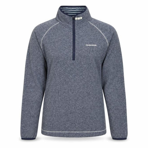 Craghoppers Women’s Grey UK 14 Fleece 1/4 Zip Pullover Sweatshirt
