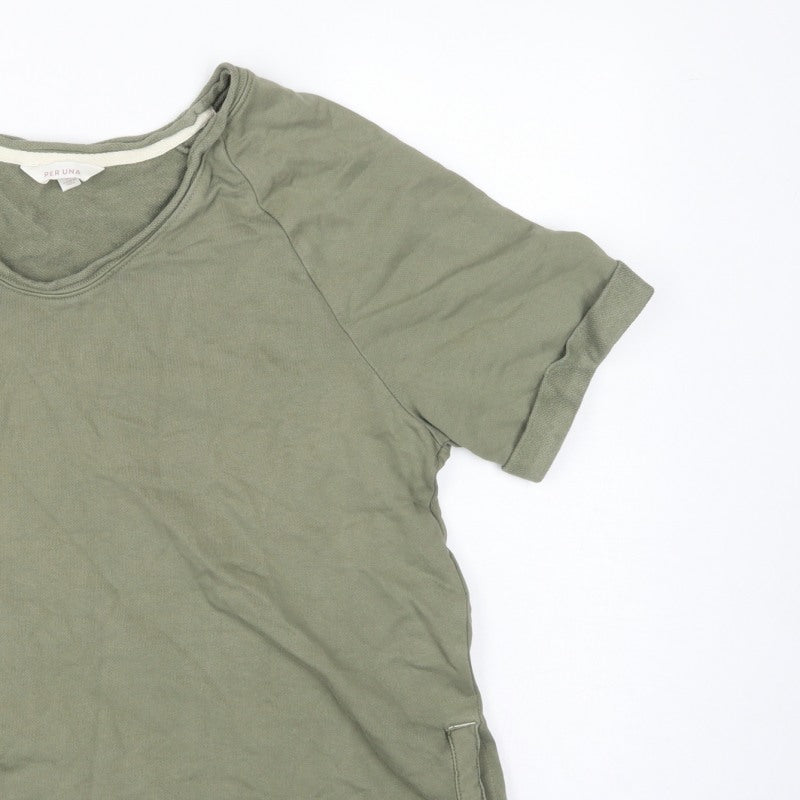 Marks and Spencer Per Una Women's Green M Tunic Sweatshirt