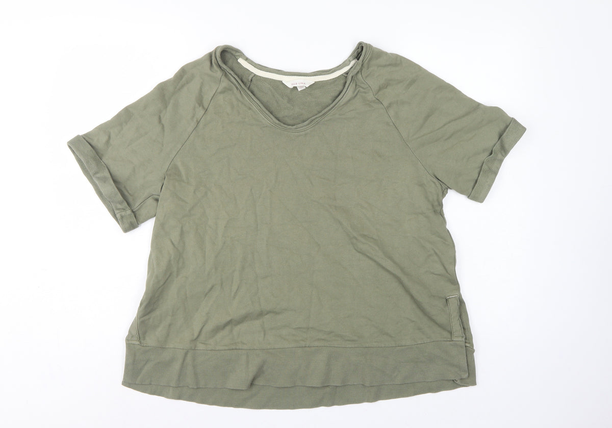 Marks and Spencer Per Una Women's Green M Tunic Sweatshirt
