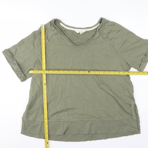 Marks and Spencer Per Una Women's Green M Tunic Sweatshirt