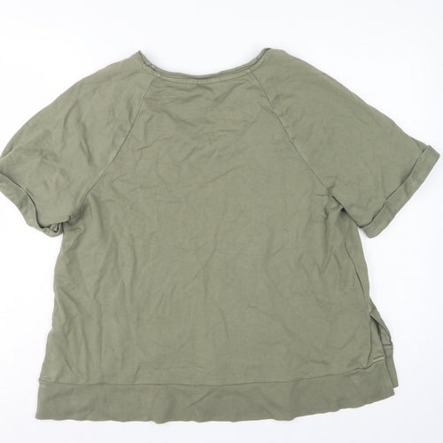 Marks and Spencer Per Una Women's Green M Tunic Sweatshirt
