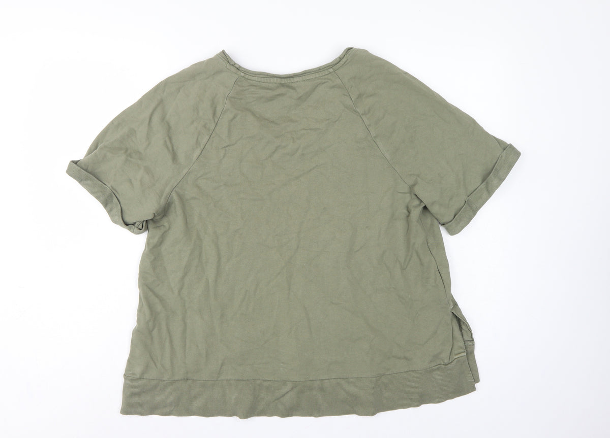 Marks and Spencer Per Una Women's Green M Tunic Sweatshirt