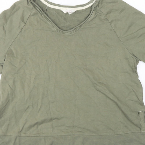Marks and Spencer Per Una Women's Green M Tunic Sweatshirt