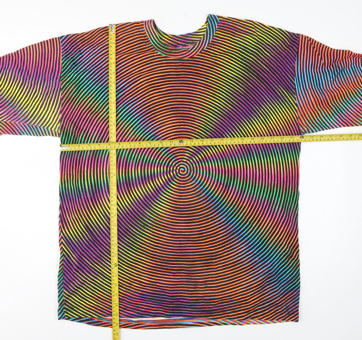 Space Tribe Unisex Multicoloured XL Space Spiral Pullover Sweatshirt