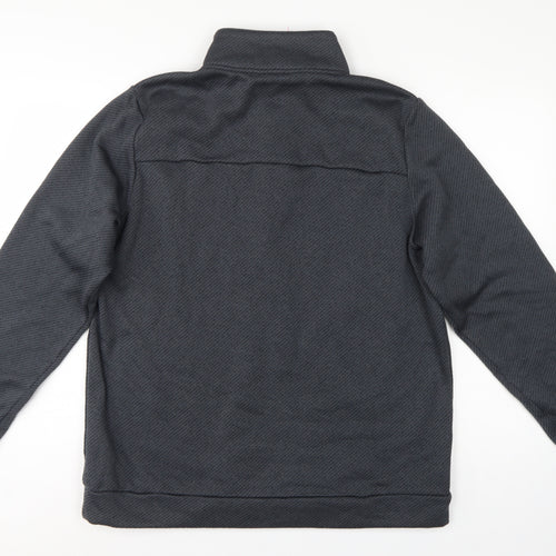 Rohan Men’s Grey M Henley High Neck Fleece Lined Sweatshirt