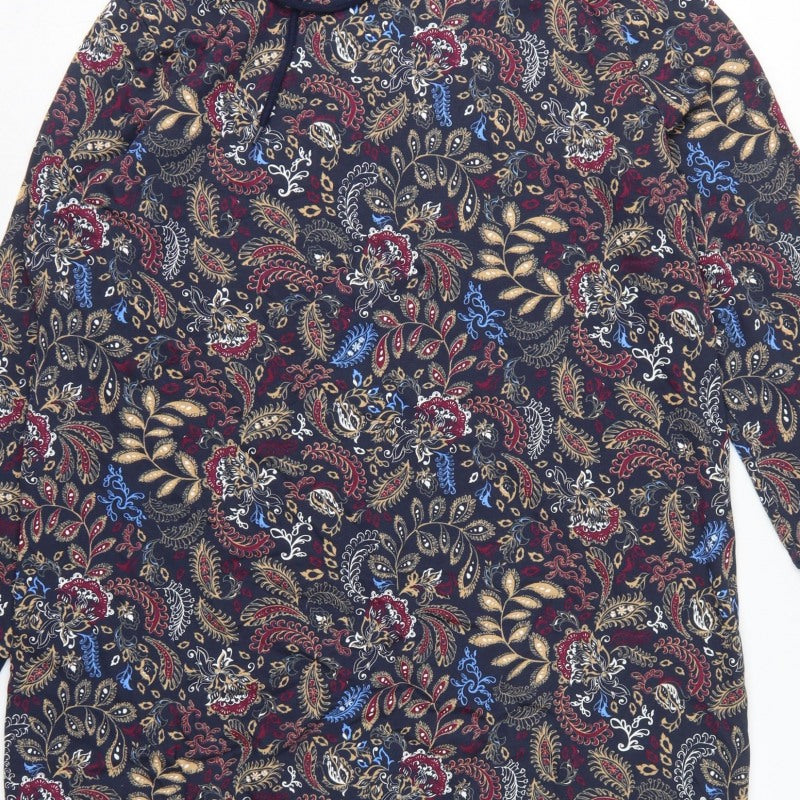 John Baner Women’s Multicoloured Paisley Hooded Jumper Dress UK 22