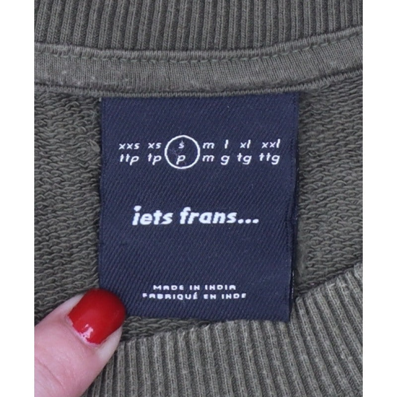 Iets Frans Mens Green Yellow Logo Colourblock Sweatshirt Size S Pullover