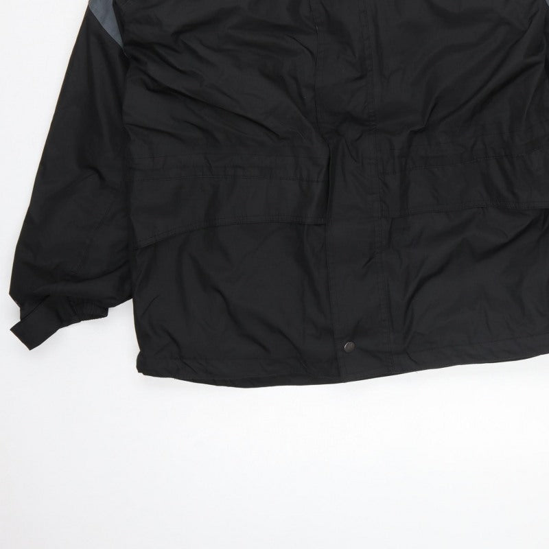 Regatta Men’s Black Grey M Waterproof Hooded Outdoor Jacket